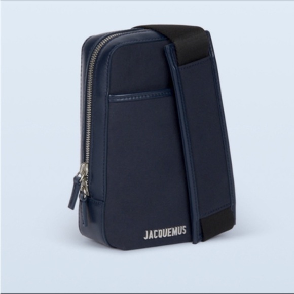 SOLD 💕 JACQUEMUS - Le Giardino Crossbody Pouch Bag - Unisex - Dark Navy - Picture 2 of 7